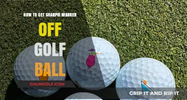 Erasing the Mark: A Golfer's Guide to Removing Sharpie from Balls