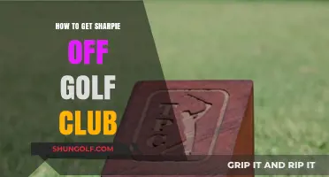 Effective Methods to Remove Sharpie Marks from Your Golf Club