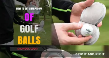 Efficient Methods to Remove Sharpie from Golf Balls