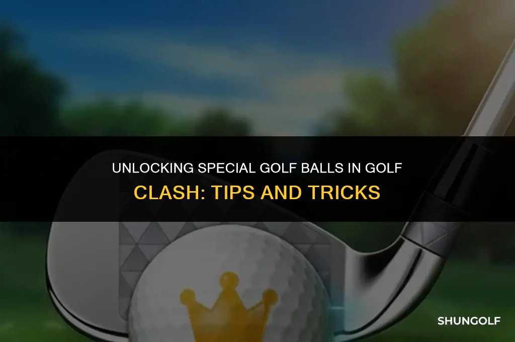 how to get special balls in golf clash