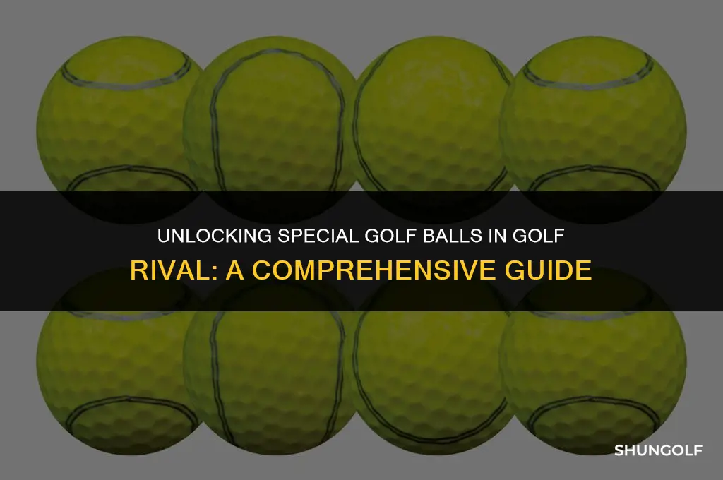 how to get special balls in golf rival free