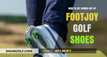 Unspiking Your Game: A Guide to Removing Spikes from FootJoy Golf Shoes