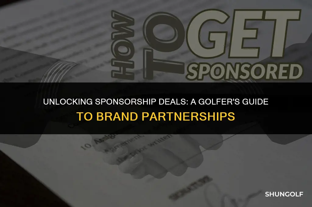how to get sponsored by a golf brand