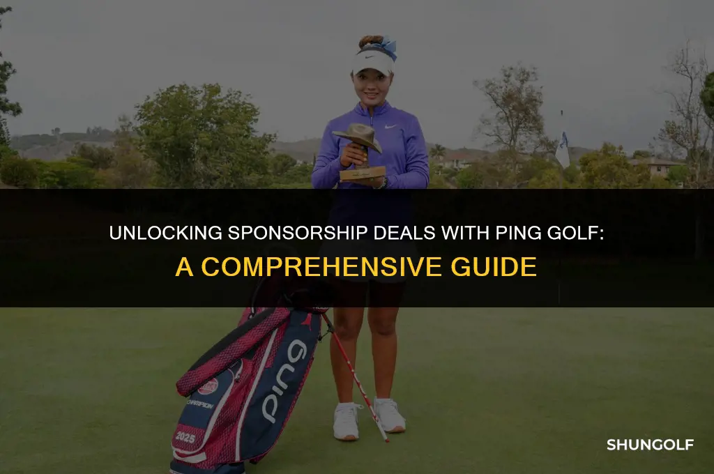 how to get sponsored by ping golf