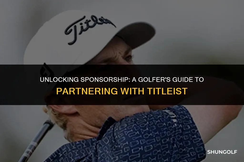 how to get sponsored by titleist golf