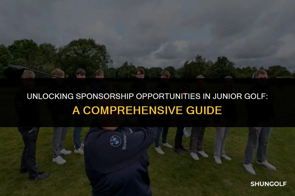 how to get sponsored in golf as a junior