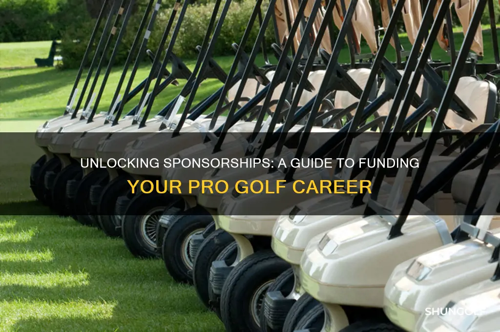 how to get sponsors to play professional golf