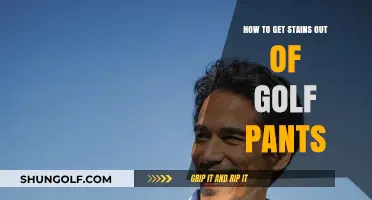 Mastering the Art of Stain Removal from Golf Pants