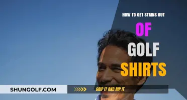 Mastering the Art of Stain Removal from Golf Shirts