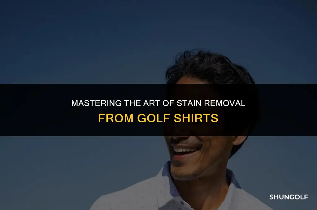 how to get stains out of golf shirts