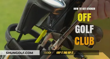 Effective Tips to Remove Stickers from Your Golf Club Easily