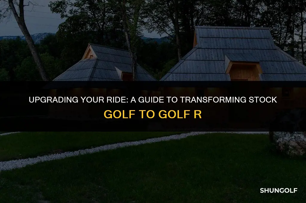 how to get stock golf to golf r