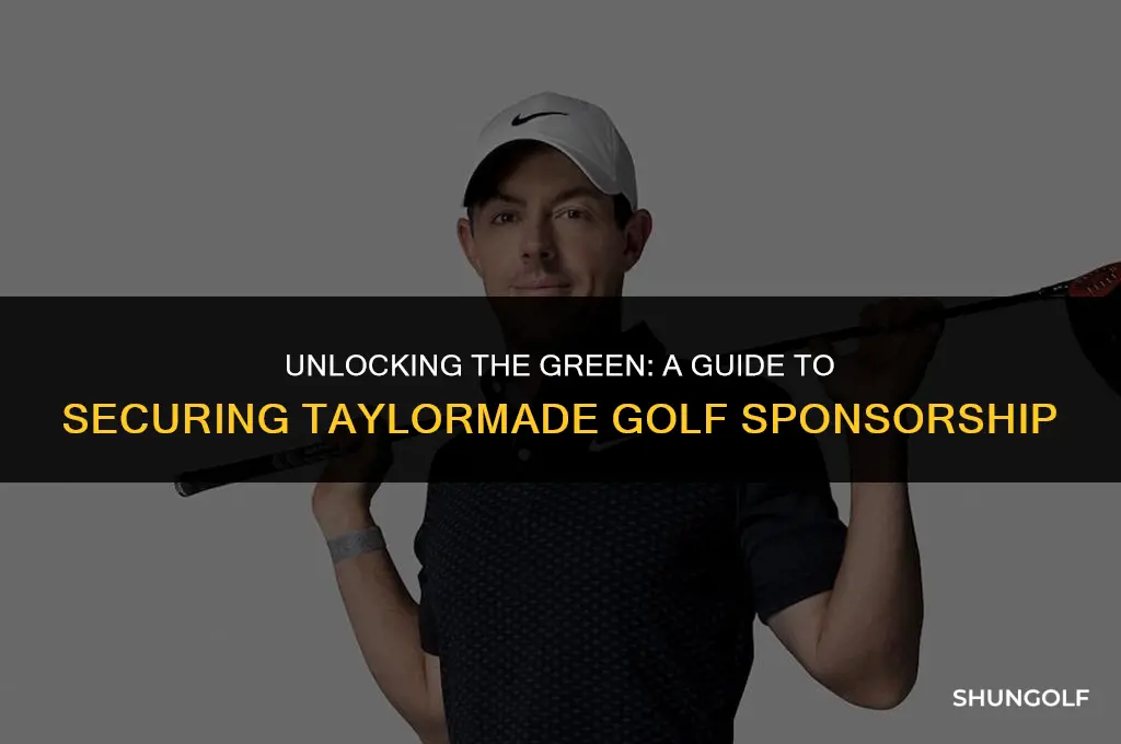 how to get taylormade golf sponsorship