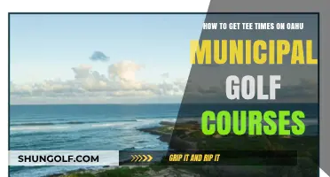 Mastering Tee Time Reservations at Oahu's Municipal Golf Courses