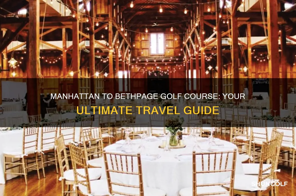 how to get to bethpage golf course from manhattan