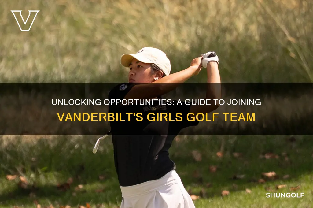 how to get to play girls golf at vanderbilt