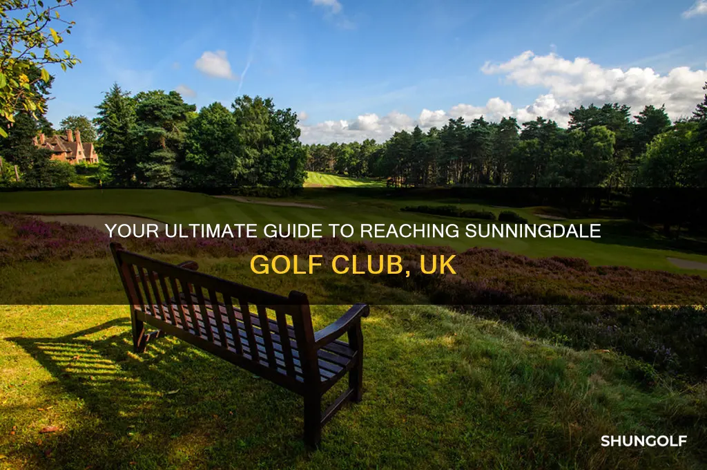 how to get to sunningdale golf club uk