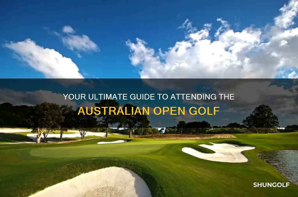 how to get to the australian open golf