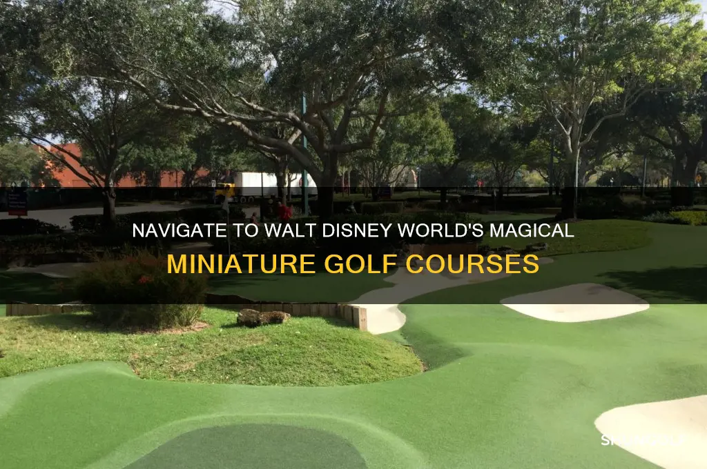 how to get to walt disney world minature golf courses
