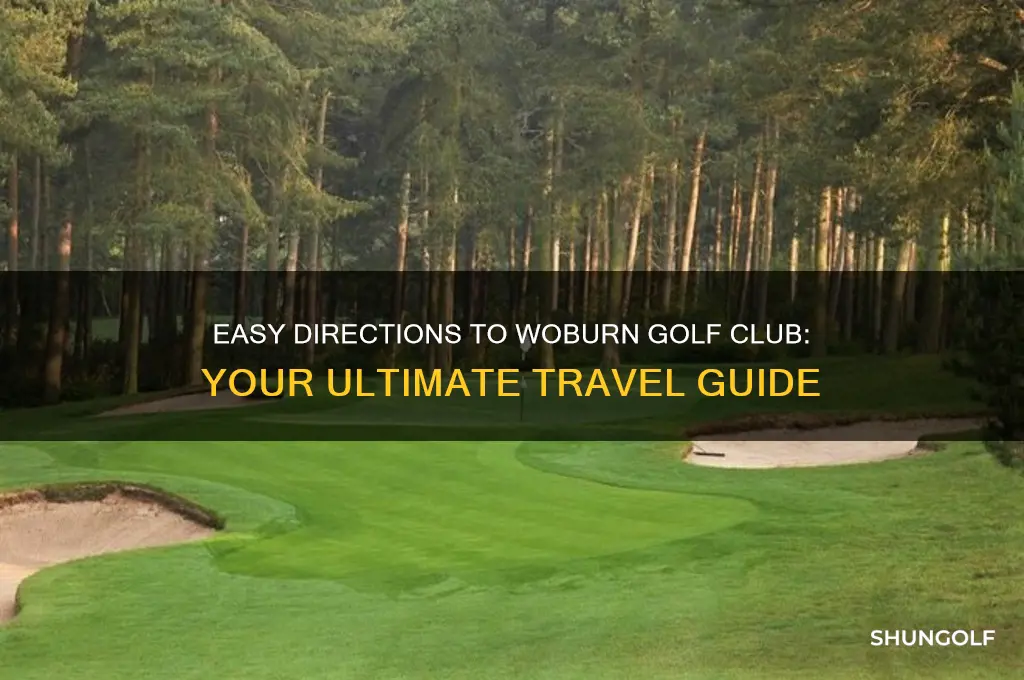 how to get to woburn golf club