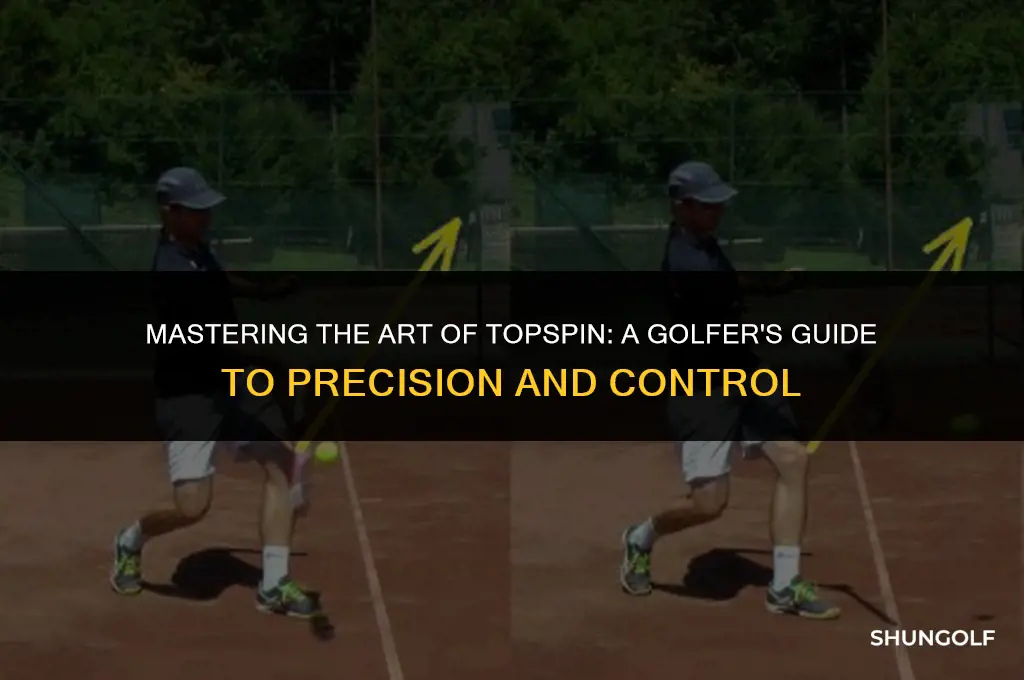 how to get topspin on a golf ball