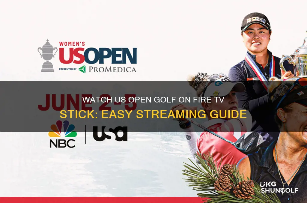 how to get us open golf on fire tv stick
