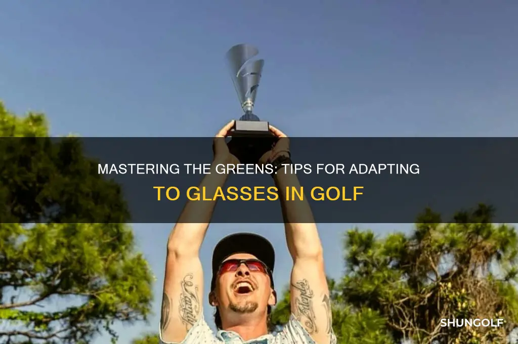 how to get used to glasses playing golf