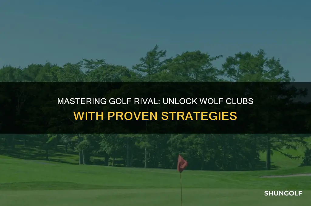 how to get wolf clubs in golf rival