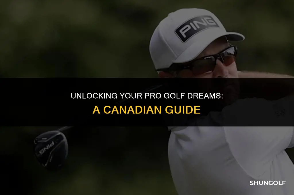 how to get your pro golf card in canada
