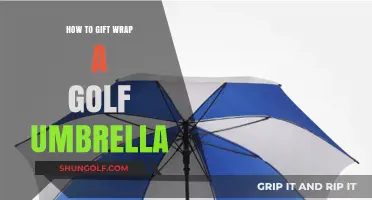 Master the Art of Gift Wrapping a Golf Umbrella with Ease