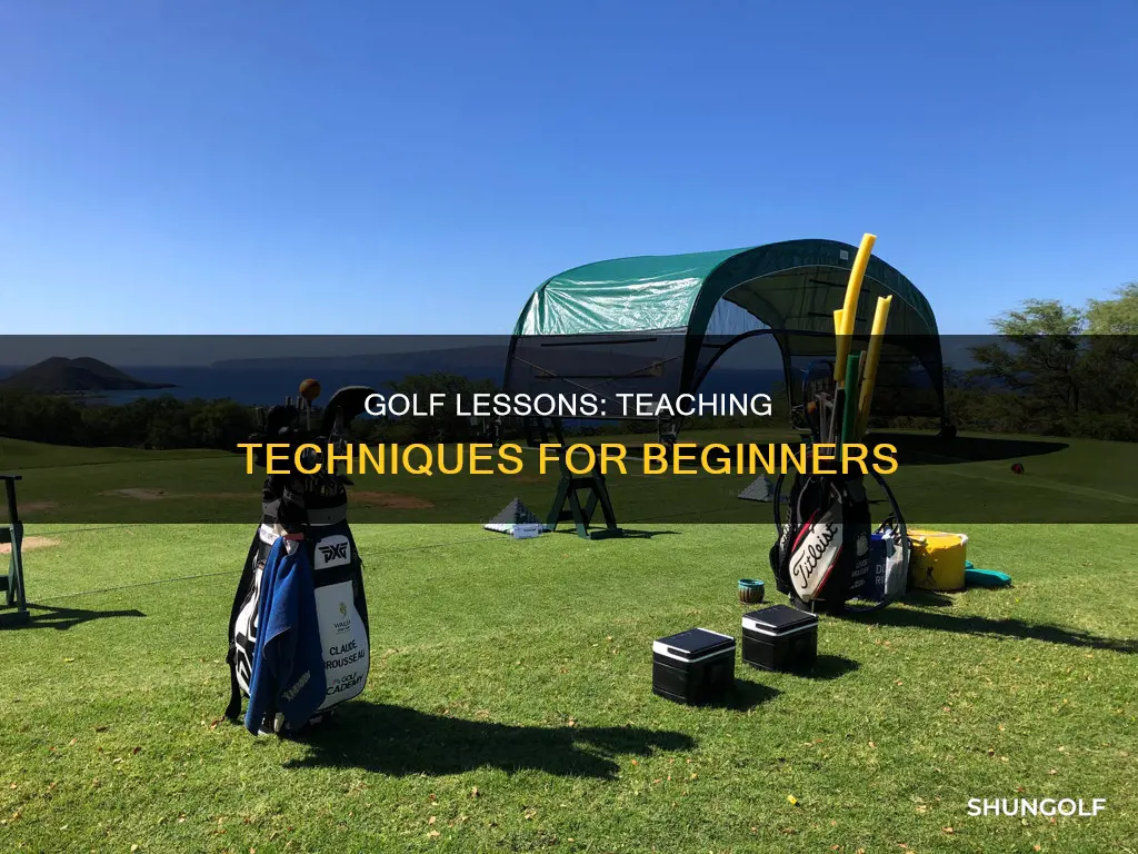 how to give golf lessons