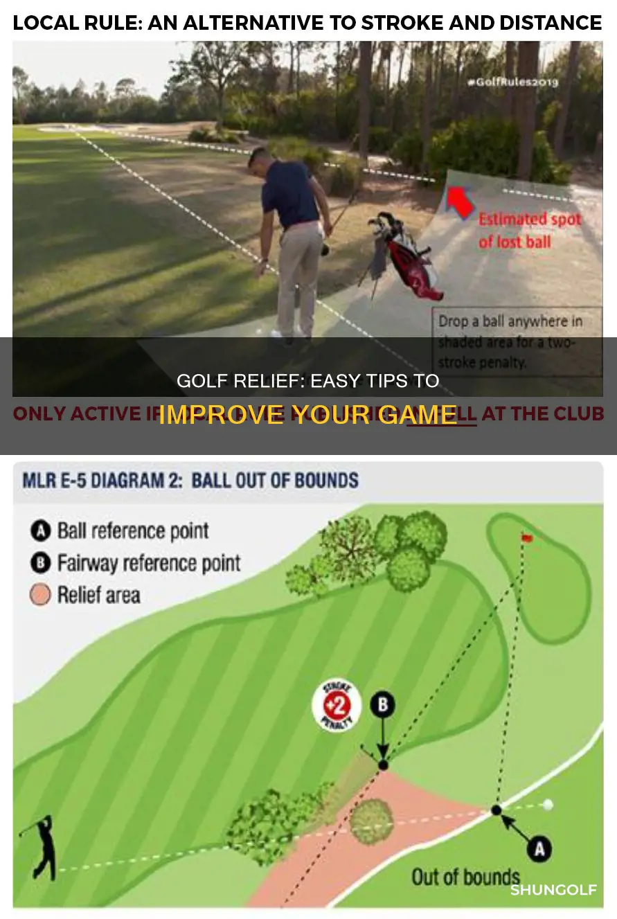 how to give relief golf