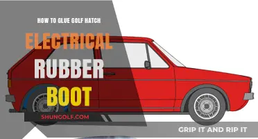 DIY Guide: Gluing Your Golf Hatch Electrical Rubber Boot Securely