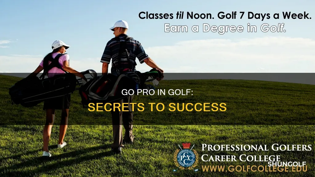 how to go pro in golf