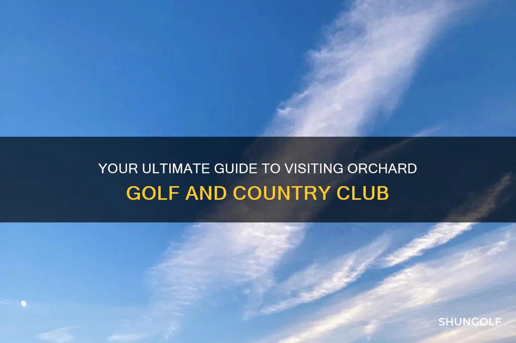 how to go to orchard golf and country club
