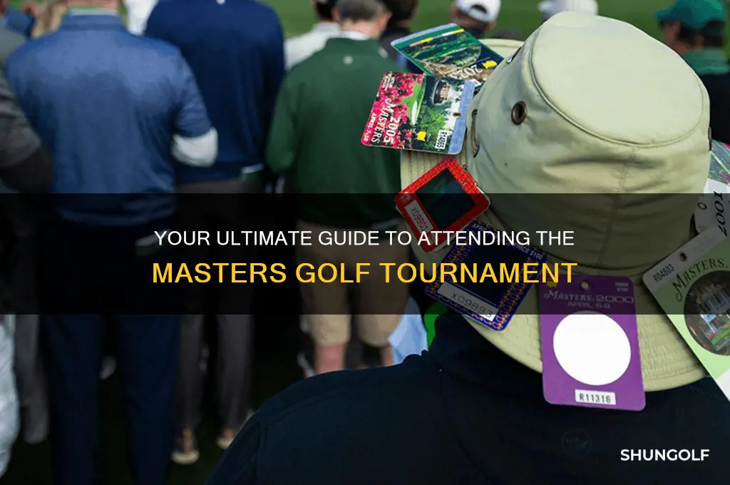 how to go to the masters golf