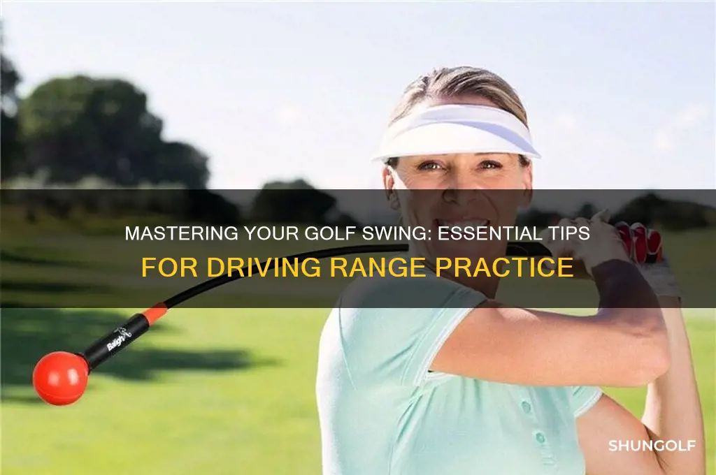 how to golf at a driving range