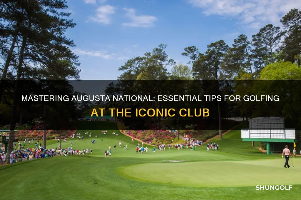 how to golf at augusta national club