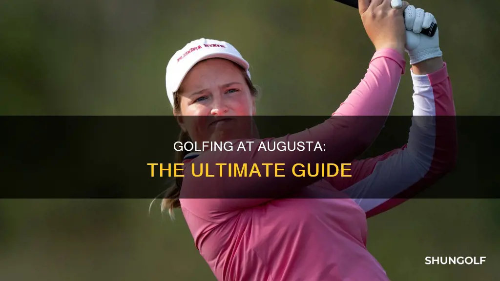 how to golf at augusta