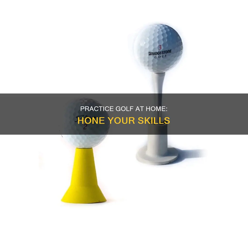 how to golf at home