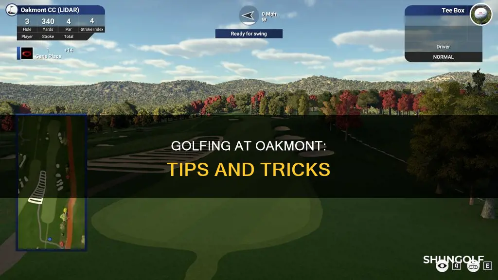 how to golf at oakmont