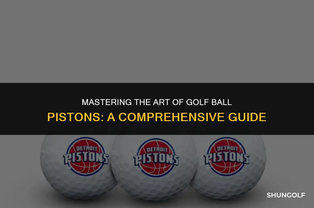 how to golf ball pistons