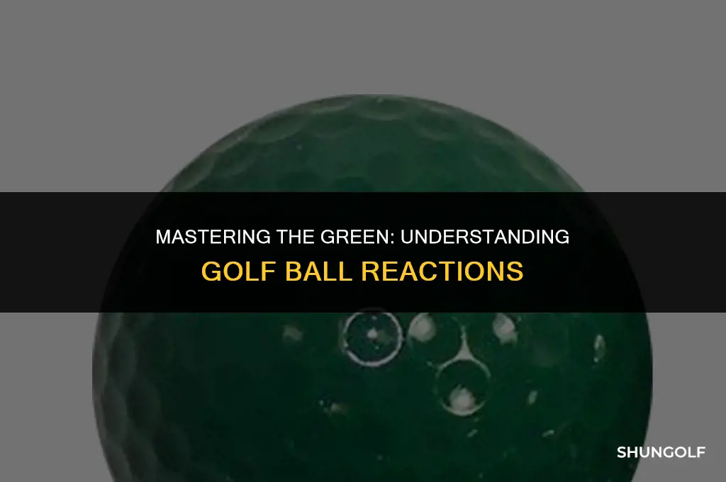 how to golf ball react on the green
