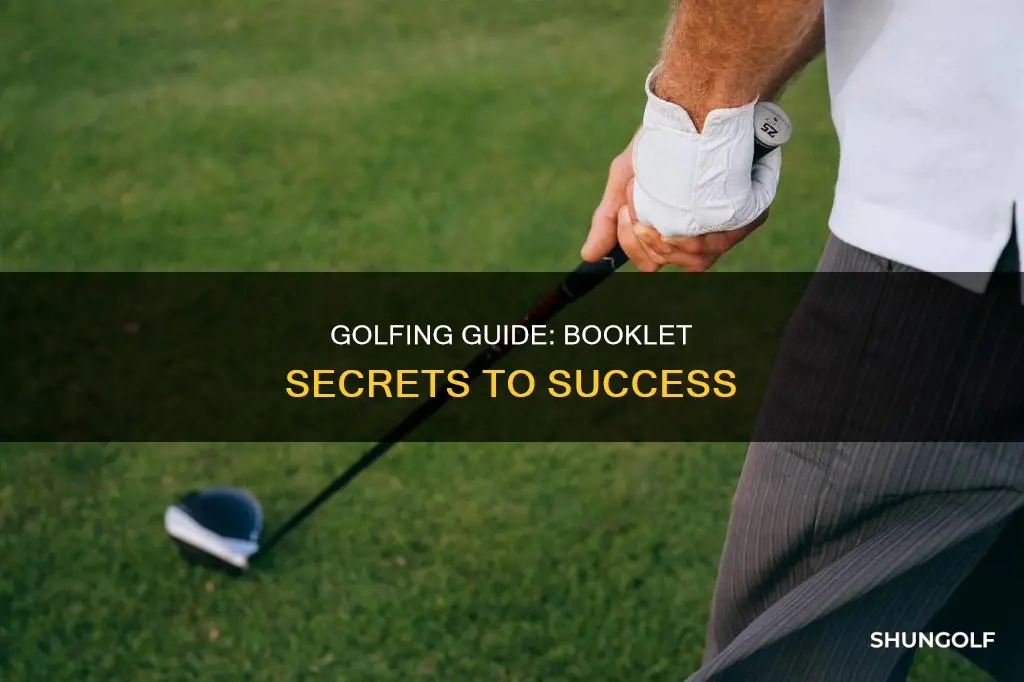how to golf booklets