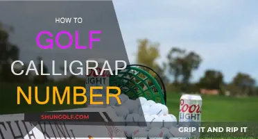 Calligraphy Tips: Golfing Numbers with Style