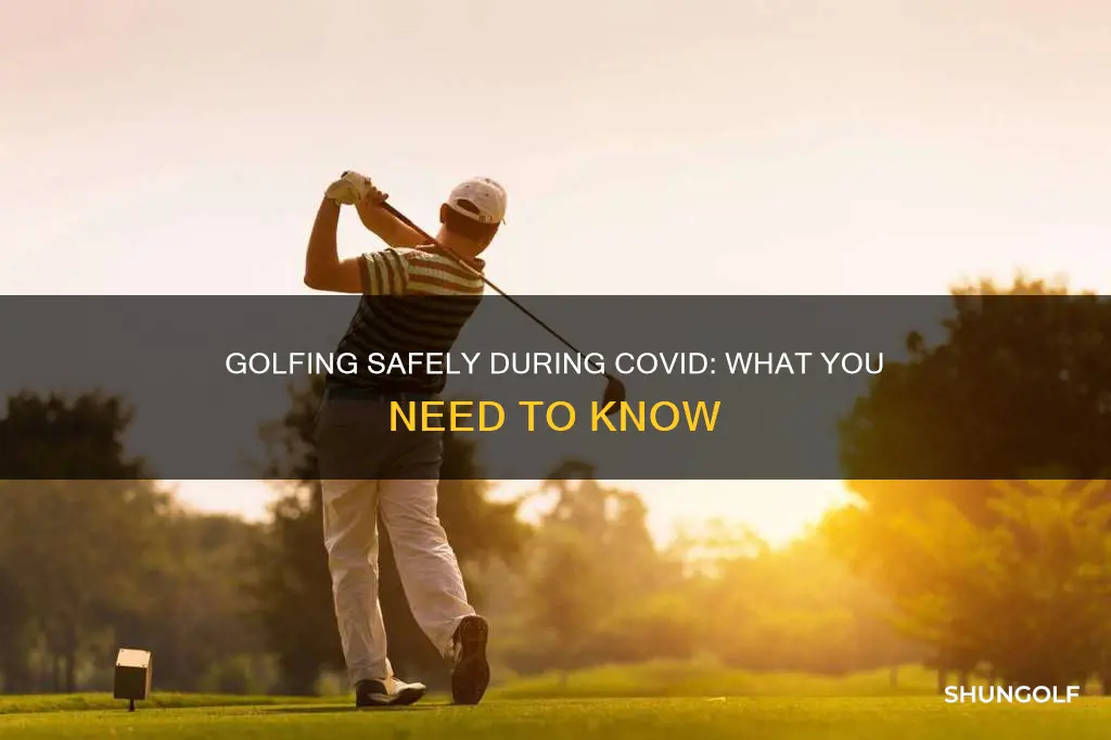 how to golf during covid