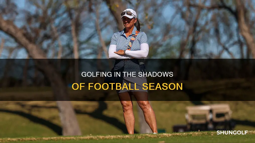 how to golf during football season