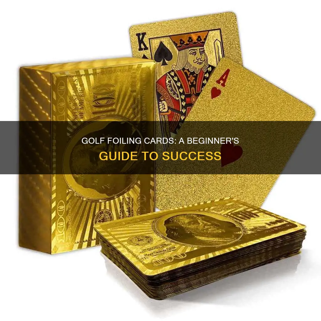 how to golf foil a card