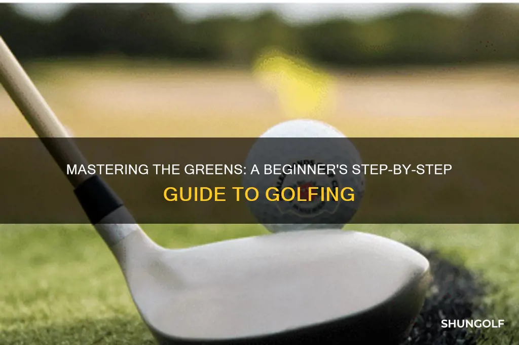 how to golf for beginners step by step