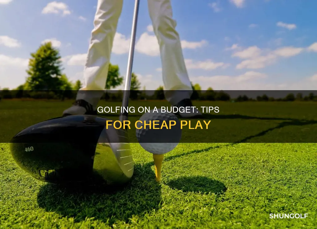 how to golf for cheap
